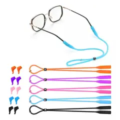 GENERICO - 5pc Straps Sujetador Lentes Silicona Ajustable Gancho Antica