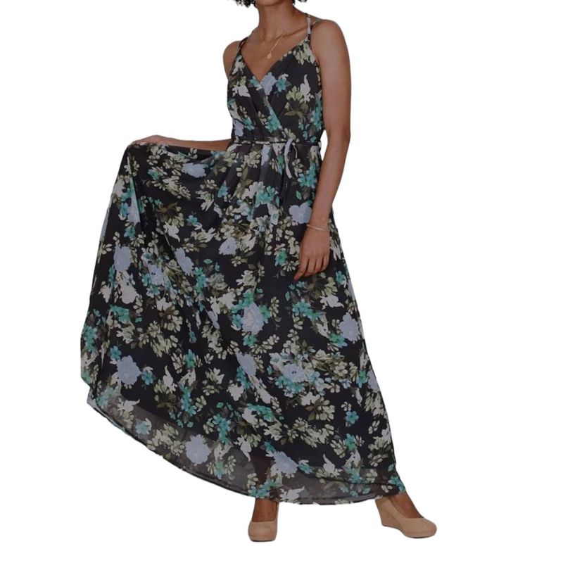 LUNA - Vestido Floreado Fiesta Mujer Modelo 2177