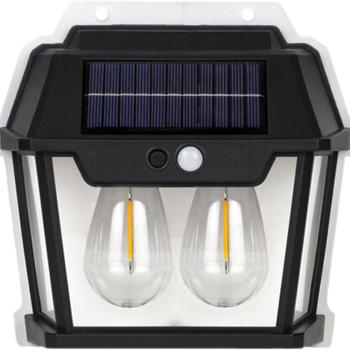 GENERICO - Farol Aplique Led Solar 2 Ampolletas Impermeable Ip65