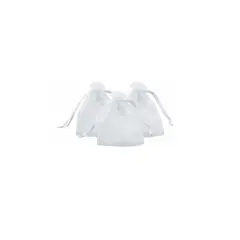 GENERICO - Bolsa De Organza Blanca 8pcs 10x13cm