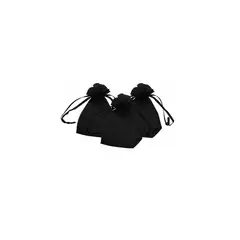 GENERICO - Bolsa De Organza Negra 8pcs 10x13cm
