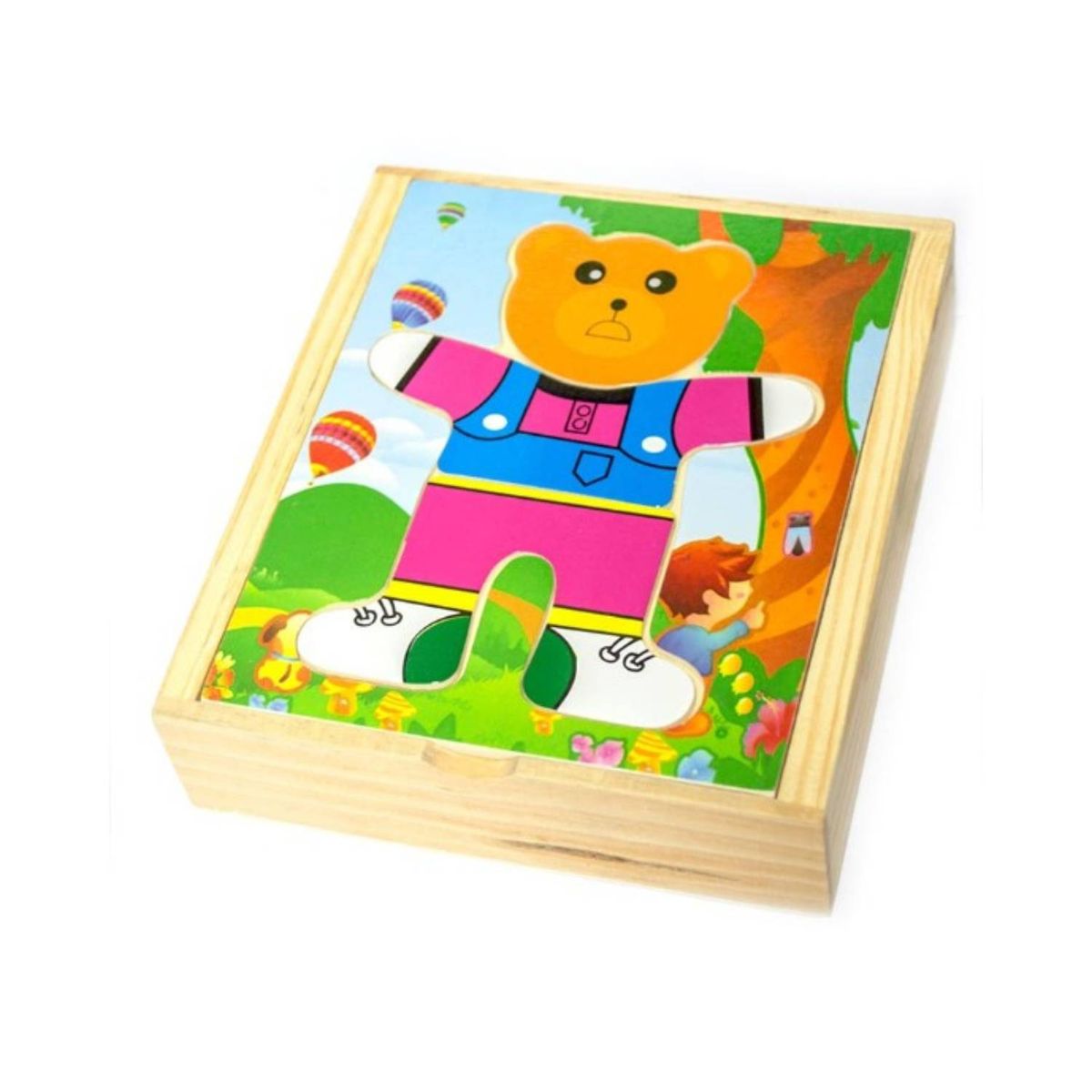 GENERICO - Oso Simple Juguete Madera