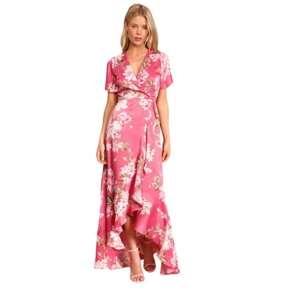 LUNA - Vestido Floreado Fiesta Mujer Modelo 2256