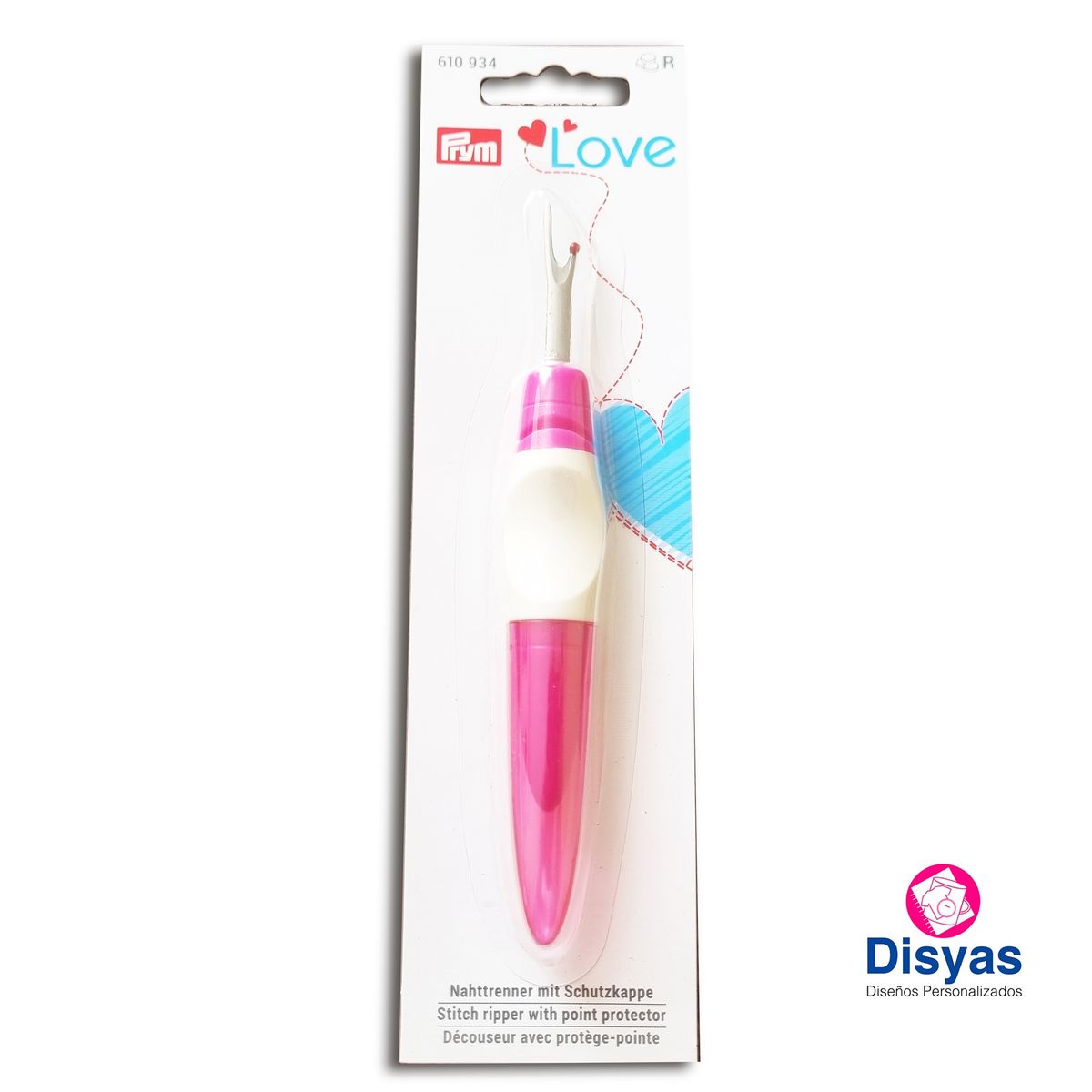 PRYM - Descosedor Prym Love Grande Fucsia Ergonómico