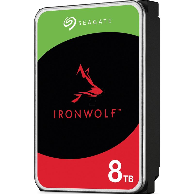 SEAGATE - Disco Duro Seagate IronWolf NAS de 8TB  3.5" 7200rpm SATA - Gris