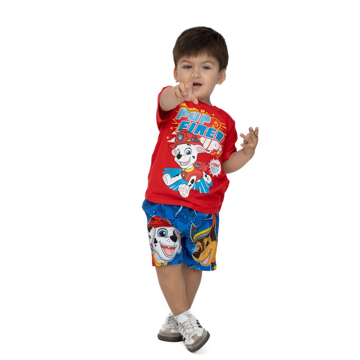PAW PATROL - Traje De Baño Niño Chase & Marshall Azul Paw Patrol