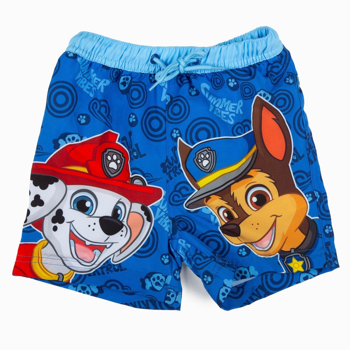 PAW PATROL - Traje De Baño Niño Chase & Marshall Azul Paw Patrol
