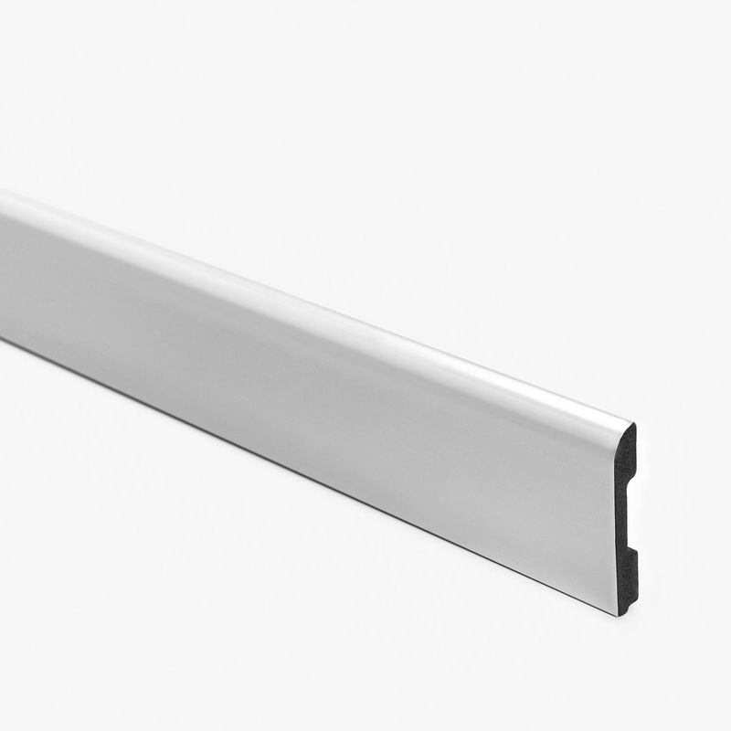 ATRIM CHILE - Guardapolvo EPS classic 68mm x 2,4m plata x 10 unid