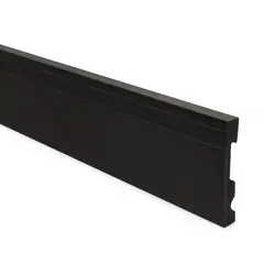 ATRIM CHILE - Guardapolvo EPS extra line 100mm x 2,4m negro mate x 10 unid