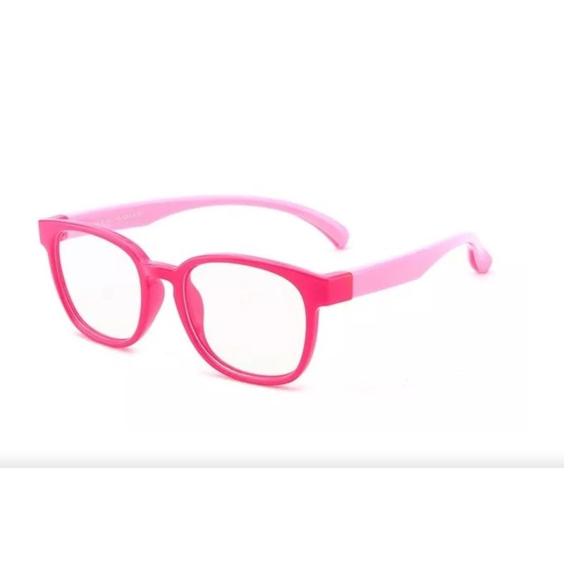 GENERICO - Lentes Luz Azul Niños Computador Pantallas Descanso Rosa chicleRosado