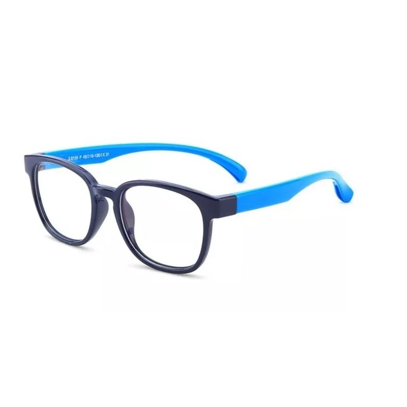 GENERICO - Lentes Luz Azul Niños Computador Pantallas Descanso Azul MarinoAzul
