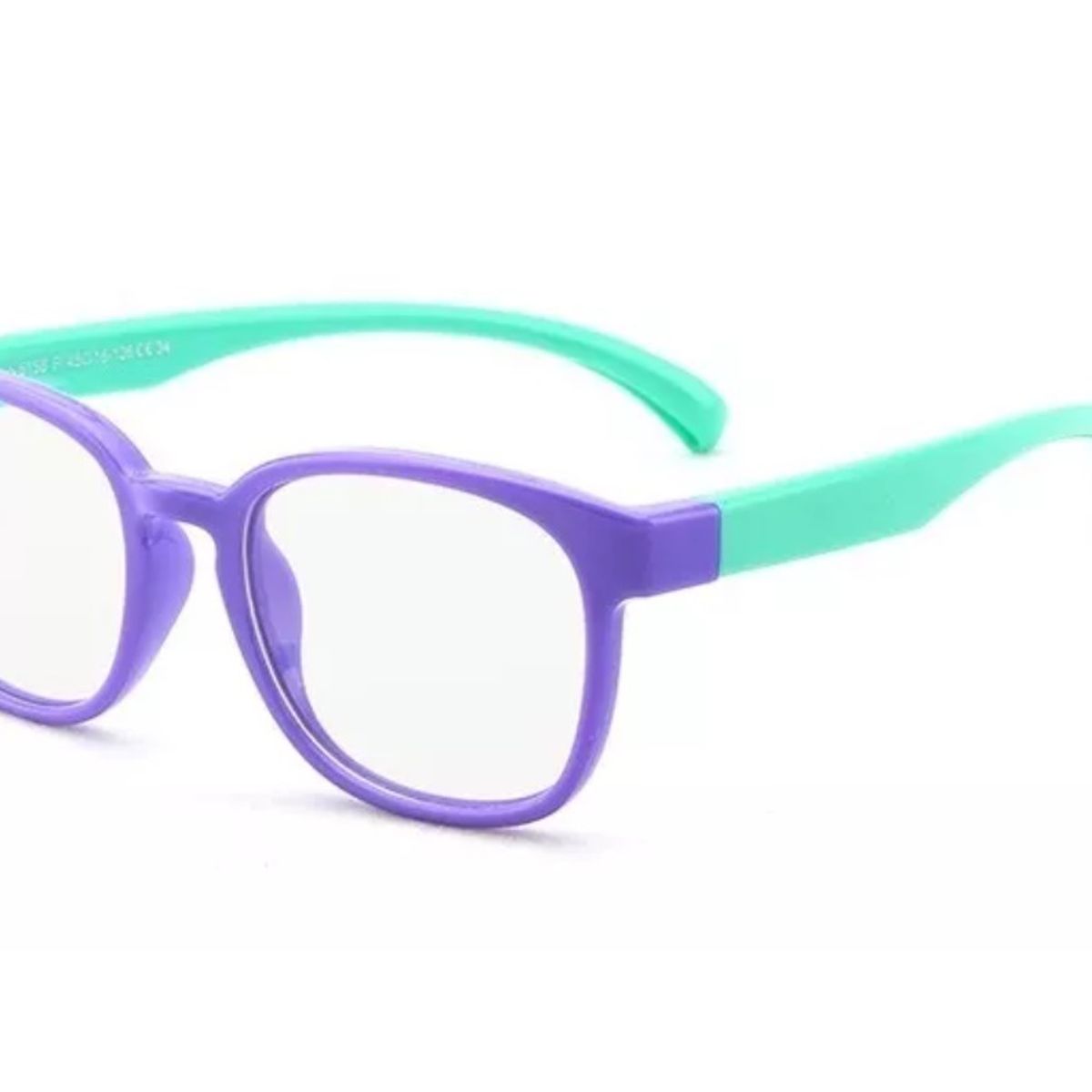 GENERICO - Lentes Luz Azul Niños Computador Pantallas Descanso VioletaVerde Agua