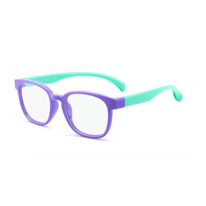 GENERICO - Lentes Luz Azul Niños Computador Pantallas Descanso VioletaVerde Agua