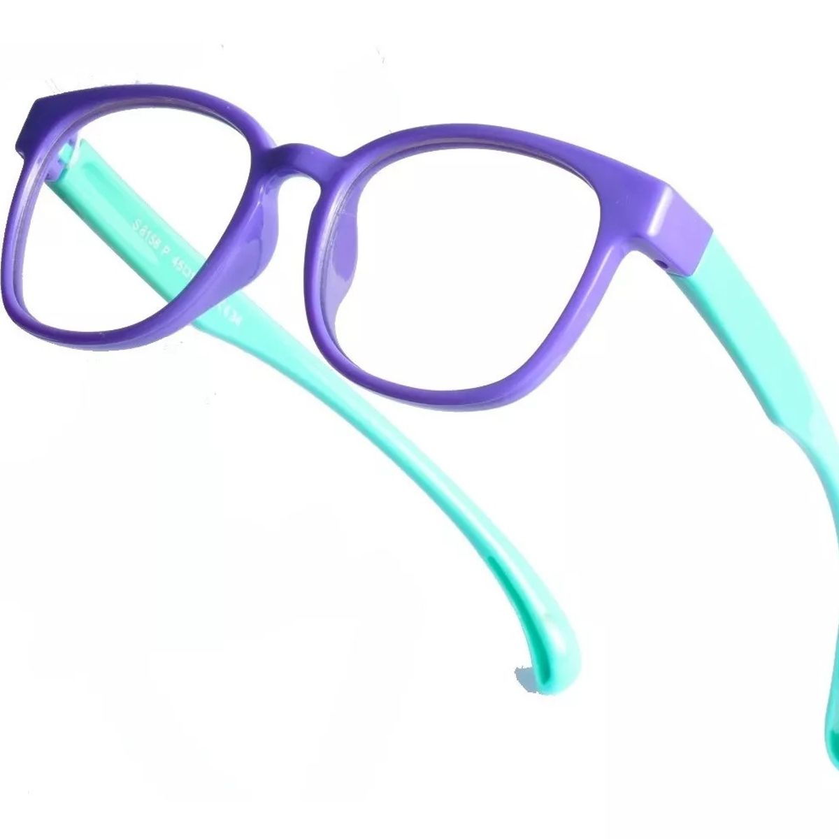 GENERICO - Lentes Luz Azul Niños Computador Pantallas Descanso VioletaVerde Agua