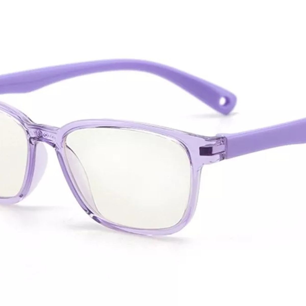 GENERICO - Anteojos Luz Azul Niños Computador Pantallas Descanso Violeta Trasparente