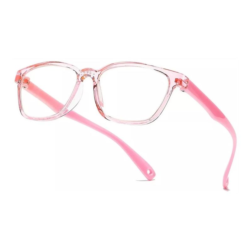GENERICO - Anteojos Luz Azul Niños Computador Pantallas Descanso Rosa Trasparente