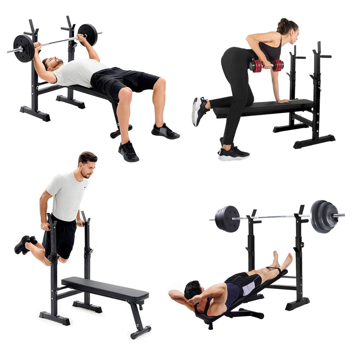 ATLETIS - Press Banca Atletis T3000 Ajustable 120KG Negro