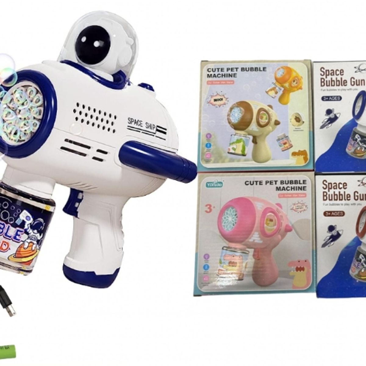 GENERICO - Máquina Pistola De Burbuja Diseño Astronauta