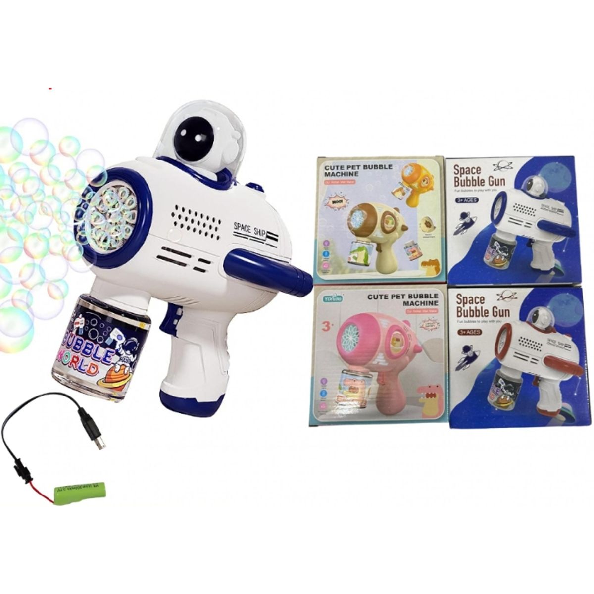 GENERICO - Máquina Pistola De Burbuja Diseño Astronauta