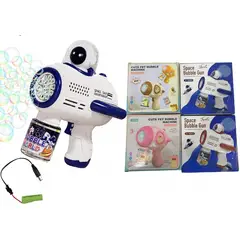 GENERICO - Máquina De Pistola De Burbuja Diseño Astronauta Color Blnaco - Marron