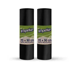 VIRUTEX - Rollos bolsas basura 70x90 Impeke x 20 unds