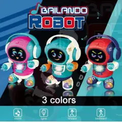 OEM - Juguete Robot Camina Sonido Luz Rotación Bailarín