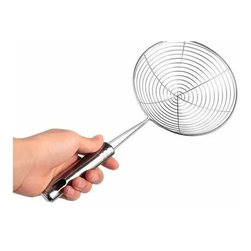 GENERICO - Colador Para Freir Multiuso Acero Inoxidable 20cm SG104950