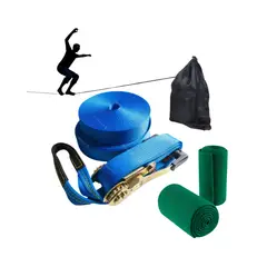 GENERICO - Slackline Entrenamiento Trinquete Cinta Equilibrio Con Bolso