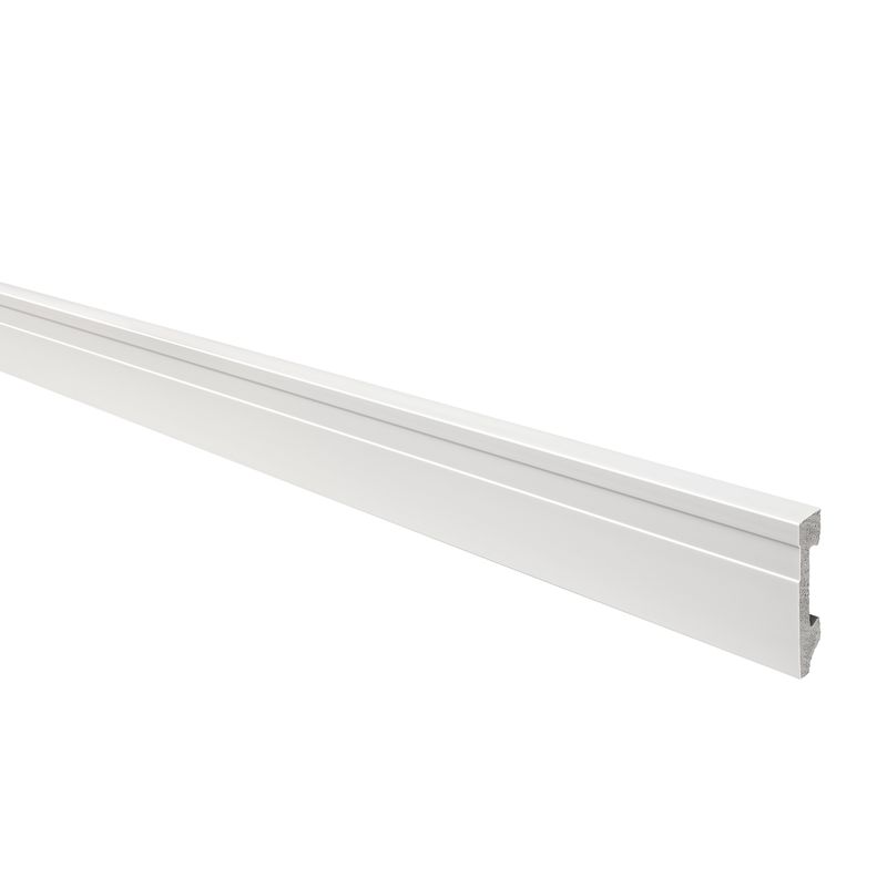 ATRIM CHILE - Guardapolvo EPS line 70mm x 2,4m blanco mate x 10 unid