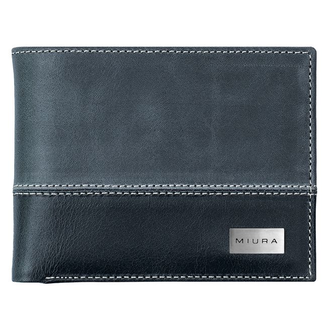 MIURA - Billetera Arnold Miura Cuero Natural Con Protección RFID
