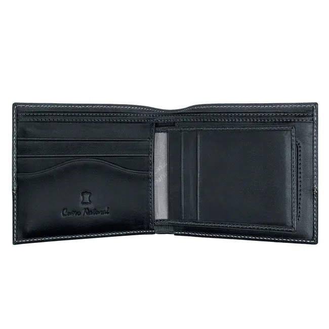 MIURA - Billetera Arnold Miura Cuero Natural Con Protección RFID