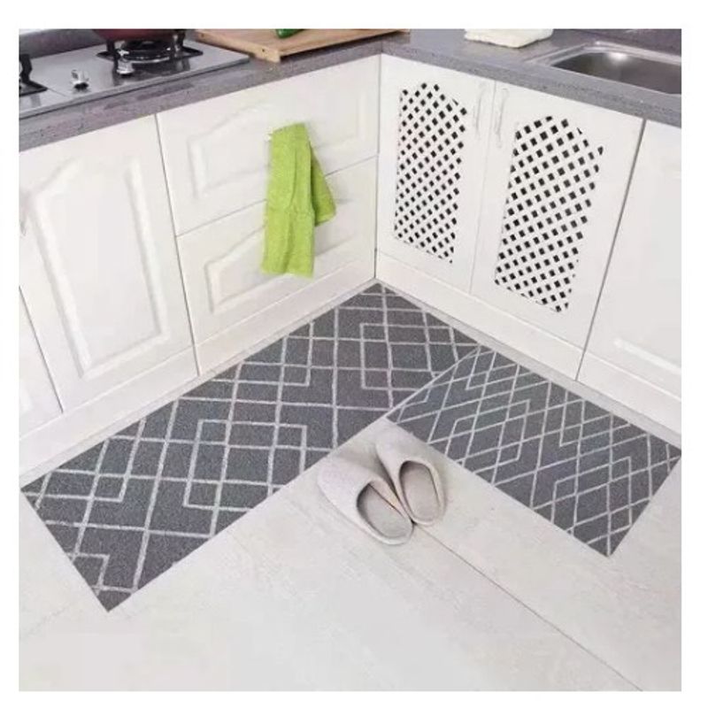 GENERICO - Alfombra Para Cocina Gris SG104977