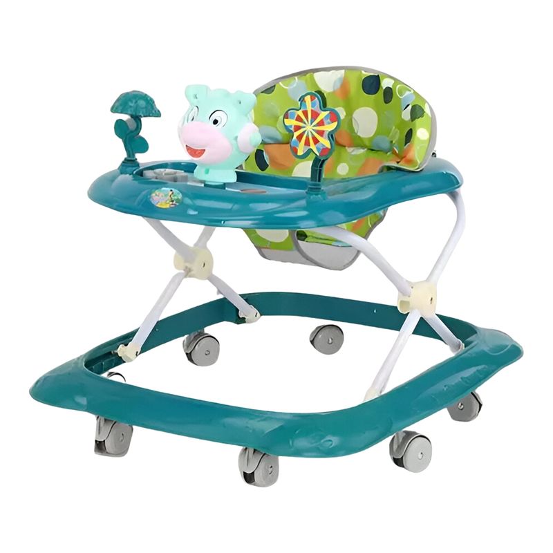 CRUSEC - Andadores Bebe Caminadora Plegable Antivuelco Portatil Verde