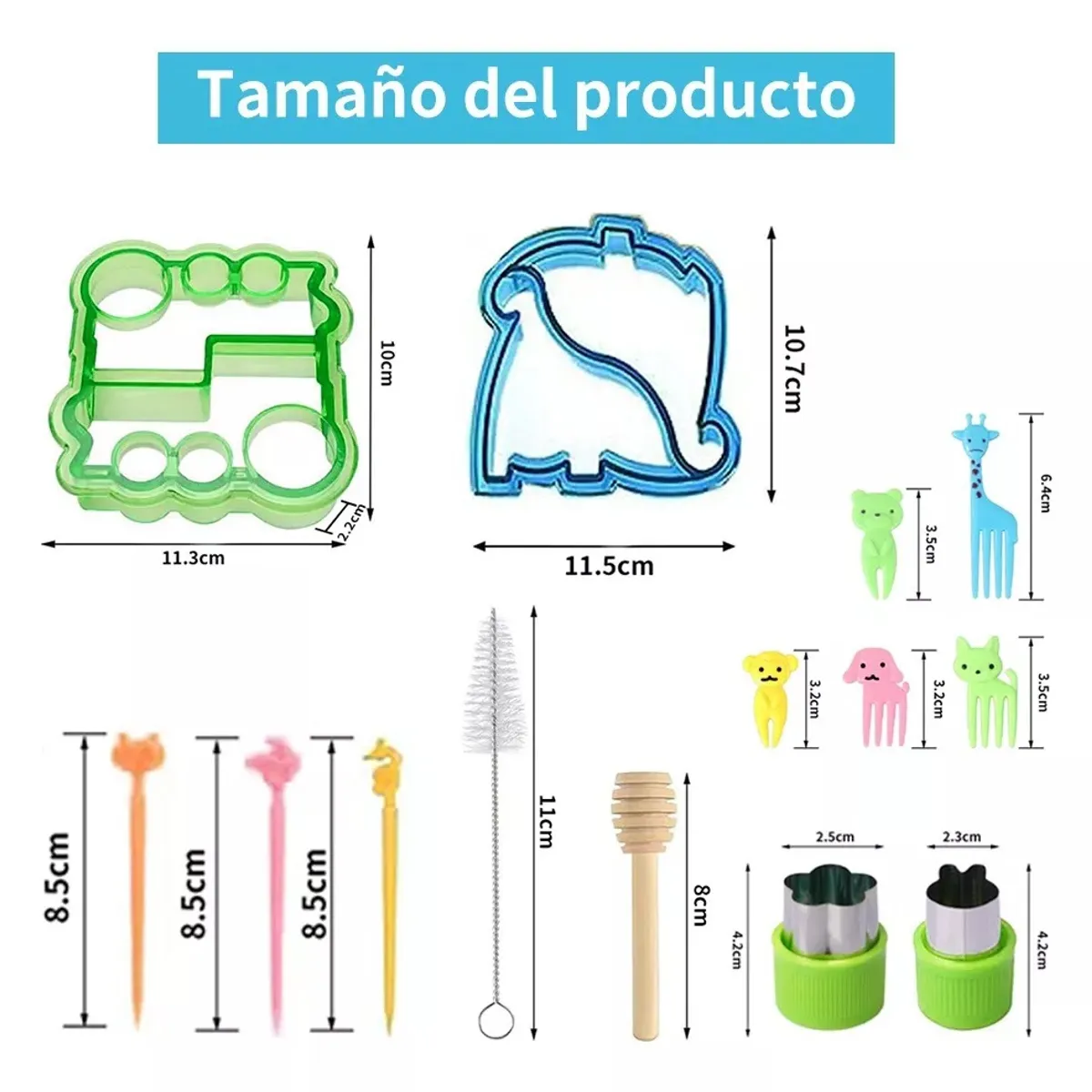 GENERICO - Kit 50 Para Hacer Sándwiches Con Cortador De Pan Para Niños