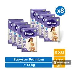 BABYSEC - Pañales Premium XXG 112 pañales