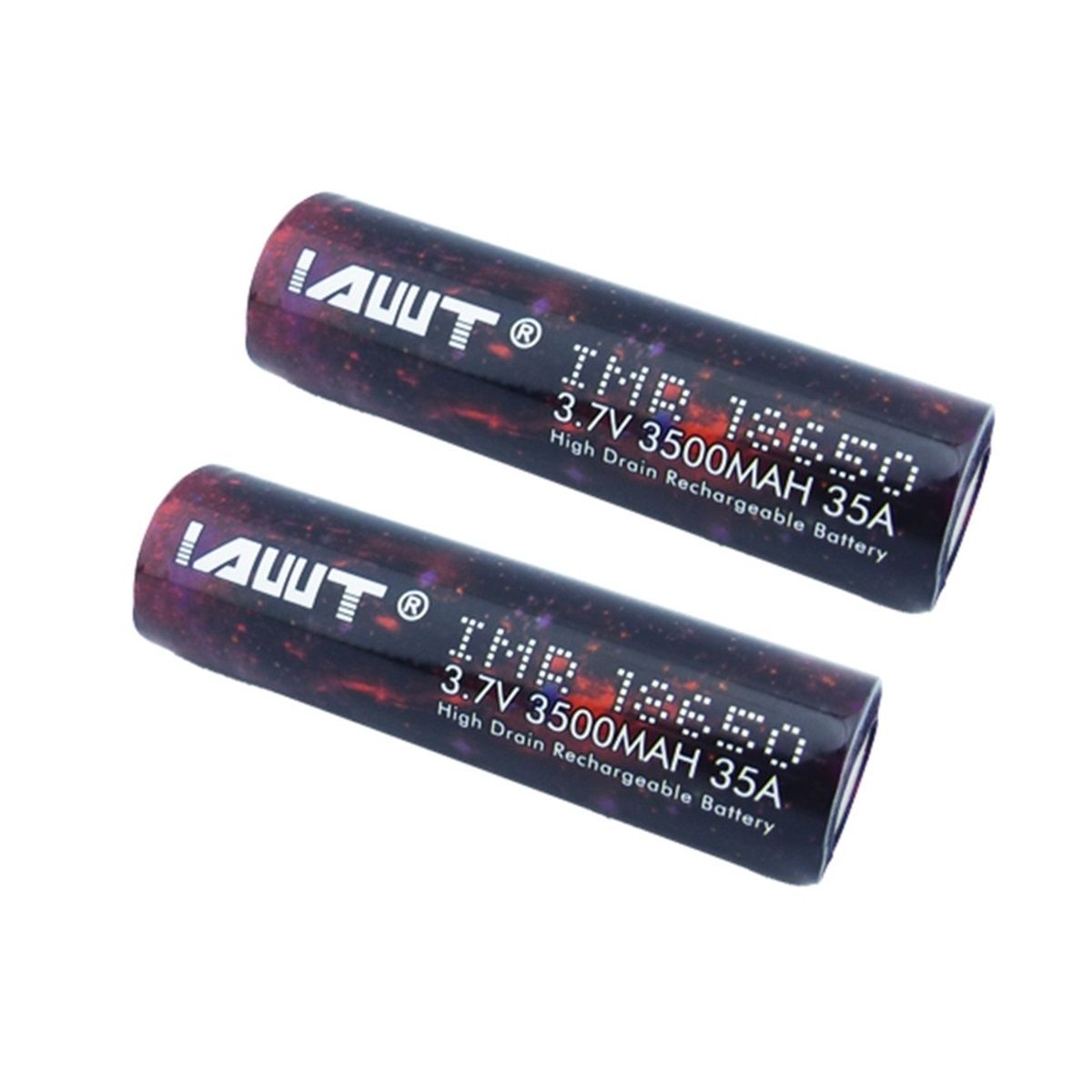 GENERICO - Pack 2 Batería 18650 Awt Recargable 3500mah para Vape