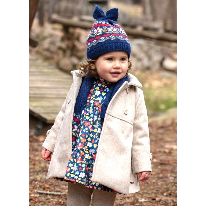 MAYORAL - Vestido Elegante estampado terciopelo bebé
