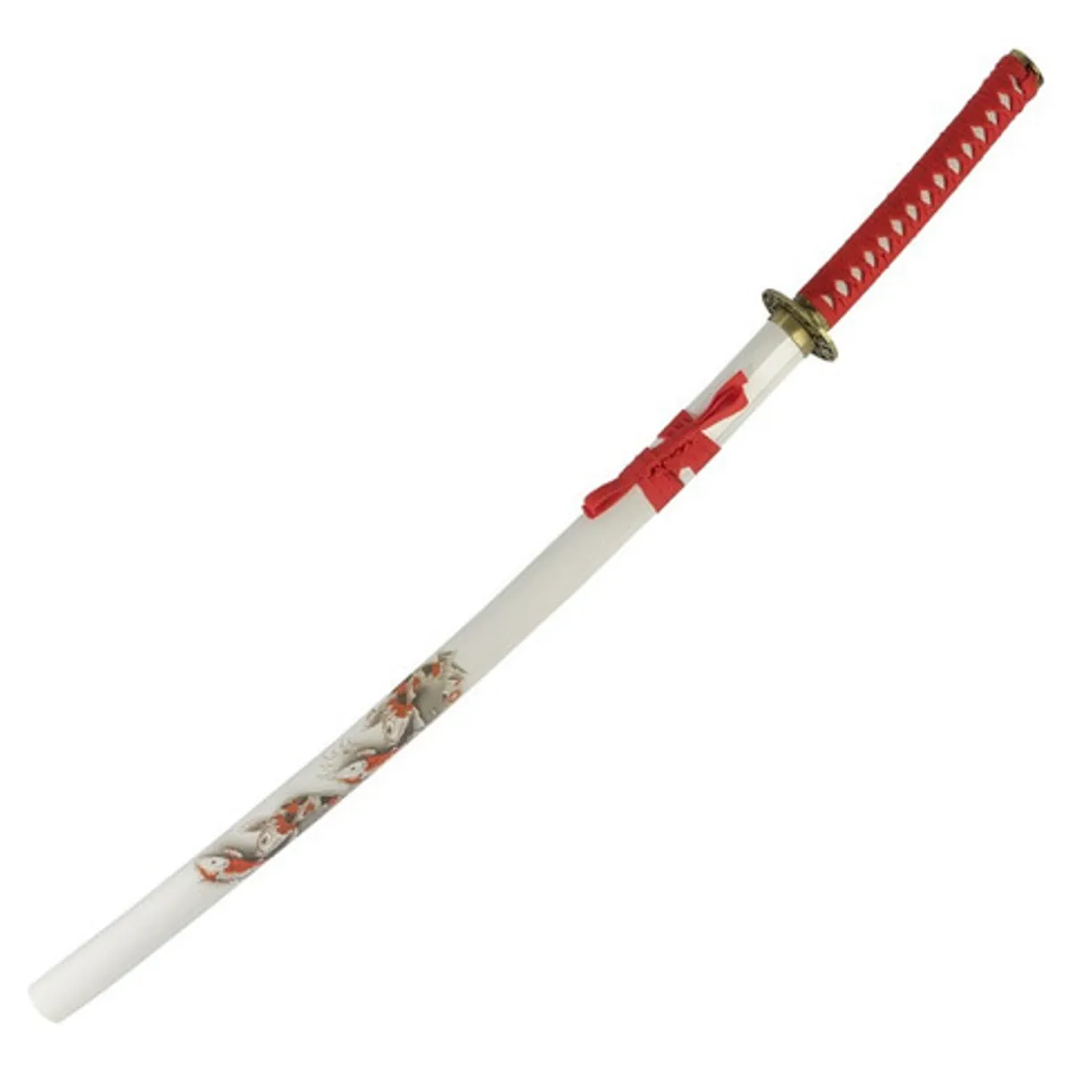 FUJIMAE - Katana Ornamental Koi Blanco Sin Filo