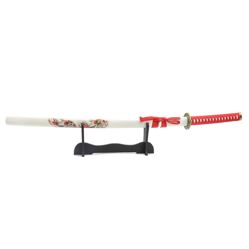 FUJIMAE - Set Fujimae Katana Koi Blanco Rojo Acero