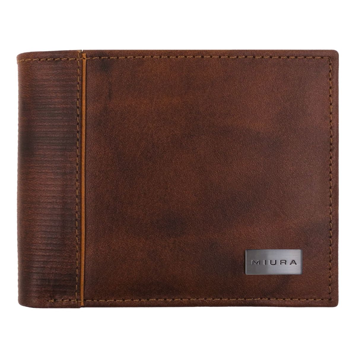 MIURA - Billetera Ciro Miura Cuero Natural Con Protección RFID