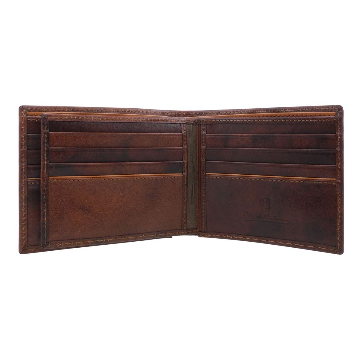 MIURA - Billetera Ciro Miura Cuero Natural Con Protección RFID