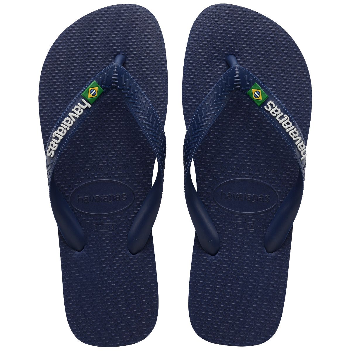 HAVAIANAS - Sandalia Hombre Brasil Logo Azul Havaianas