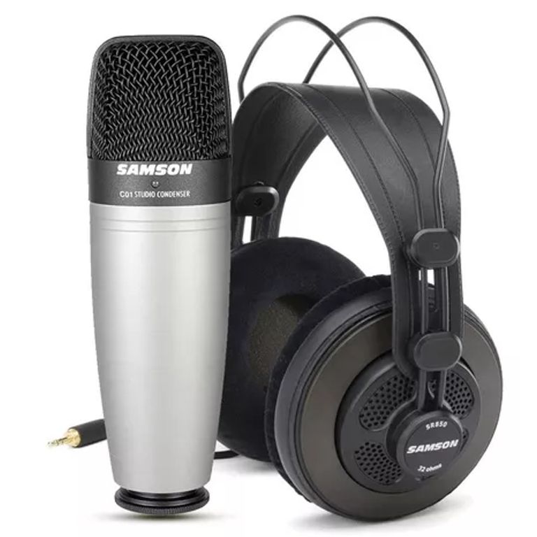 Pack de estudio microfono y audifono modelo C01 - SR850