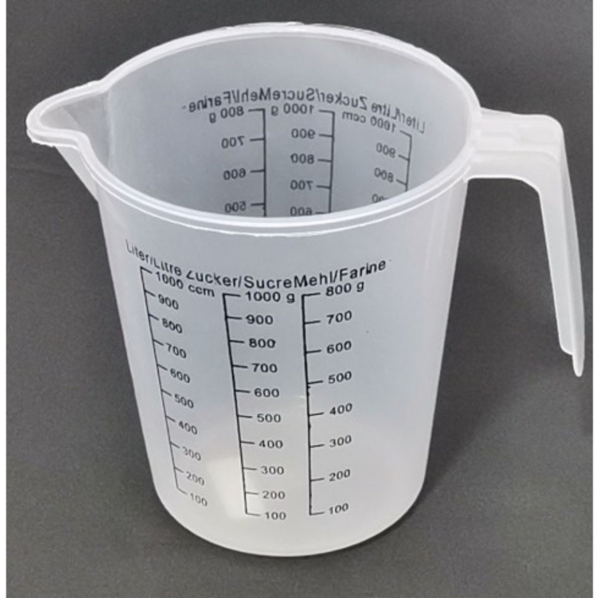 OEM - Set de 02 Jarra Plástica Medidora De 1000 ml