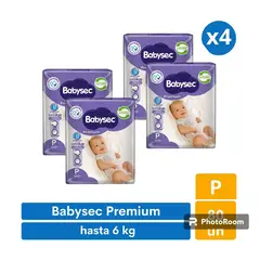 BABYSEC - Pañales Premium P 80 pañales