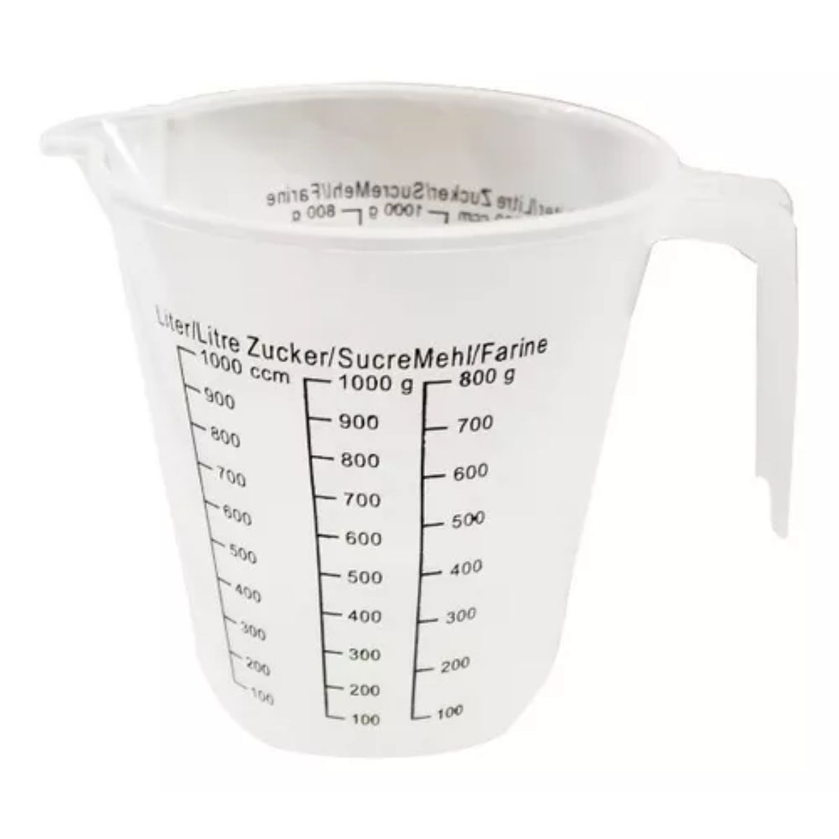 OEM - Set de 02 Jarra Plástica Medidora De 1000 ml