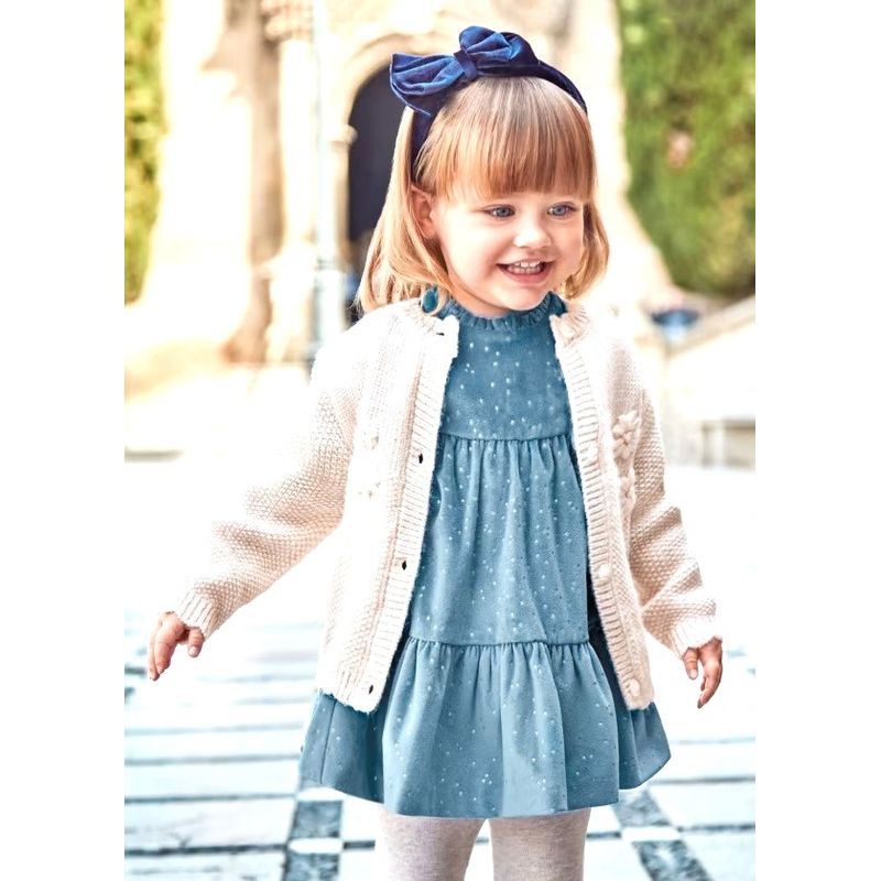 MAYORAL - Vestido terciopelo bebé