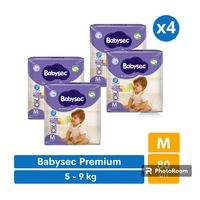 Pañales Premium M 80 pañales