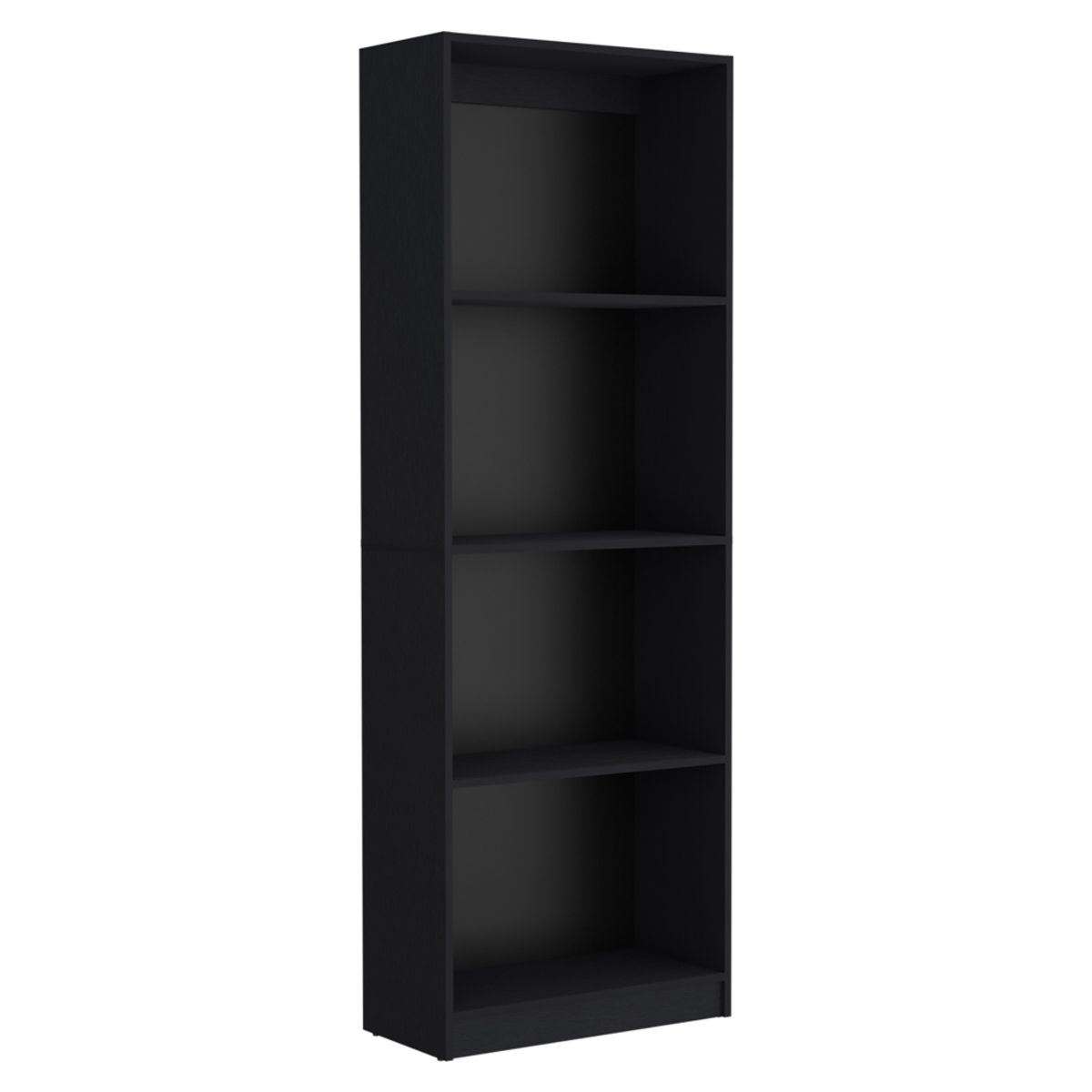 FMFURNITURE - Set 2 Estantes 4 Repisas + Estante 45Cm Fm-012N Negro
