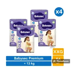 BABYSEC - Pañales Premium XXG 56 pañales